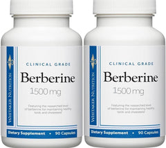 DR. WHITAKER Berberine bottle front view showing 1,500 mg daily dose.
