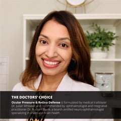 Dr. Whitaker packaging box—doctor-backed, high-quality eye supplement