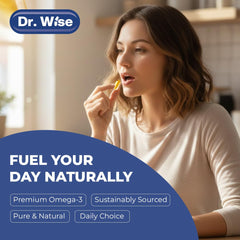 Dr. Wise purity-testing seal indicating third-party testing for contaminants.