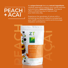 Box of Dr. ZT Slimming Tea bags enabling quick wellness moments