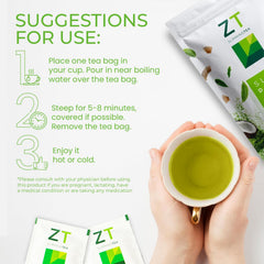 Iced Dr. Zisman ZT Slimming Tea served in a glass for refreshing afternoon break.