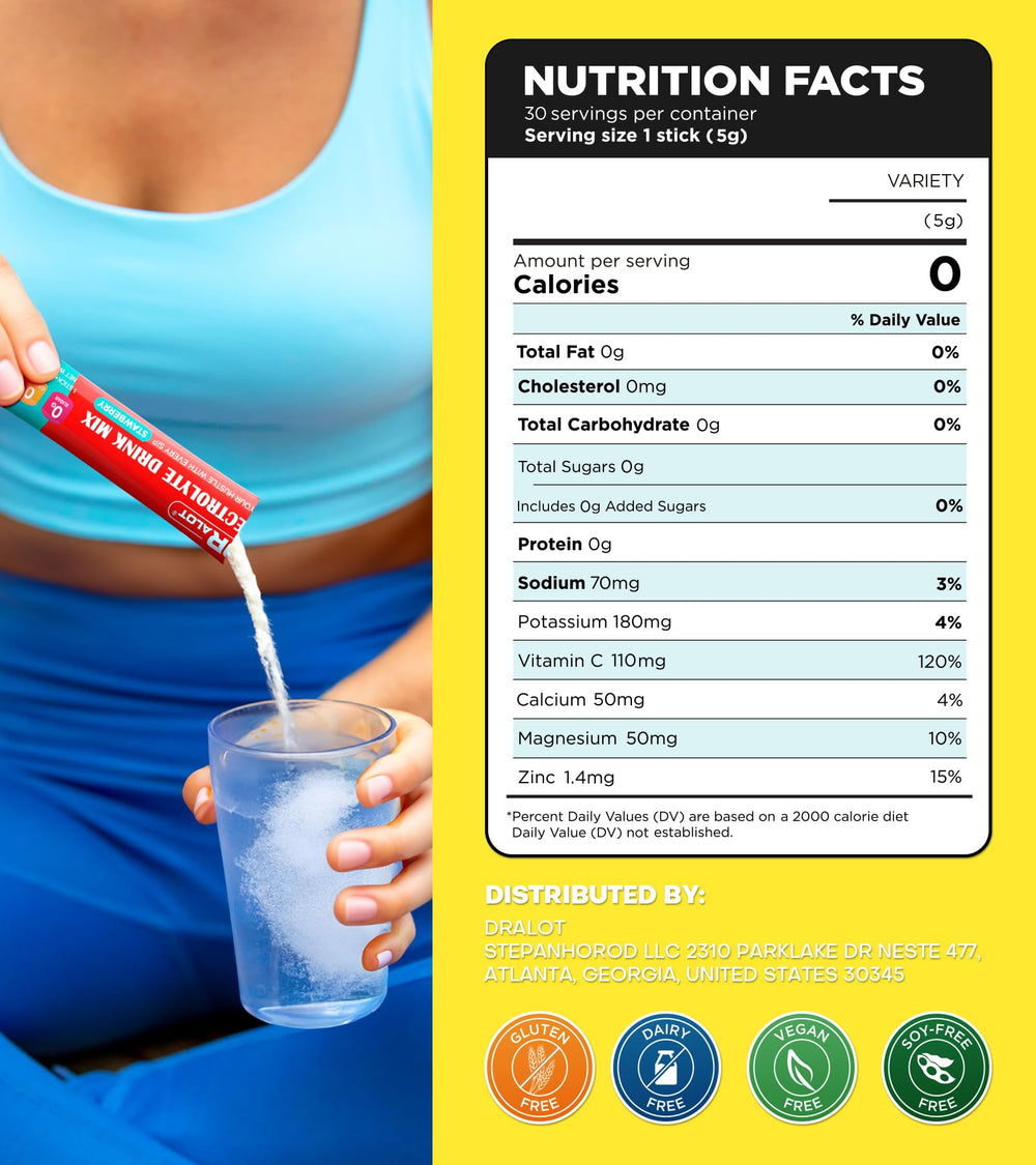 Dralot Juicy Splash on-the-go usage fits busy schedules and workouts.