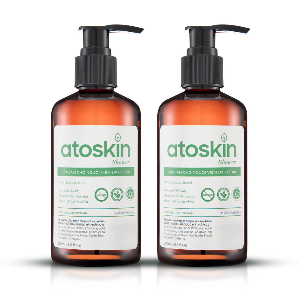 Dratoskin Atoskin shower gel suitable for family daily use.