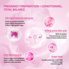 DR.AUSTIN fertility support concept with eggs and energy imagery