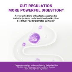 DrBioCare prune-flavored powder visual evokes tasty fiber-rich detox experience