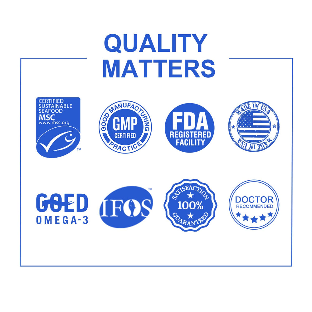 Dr.Brian Omega 3 manufactured in a GMP USA facility ensuring consistent quality