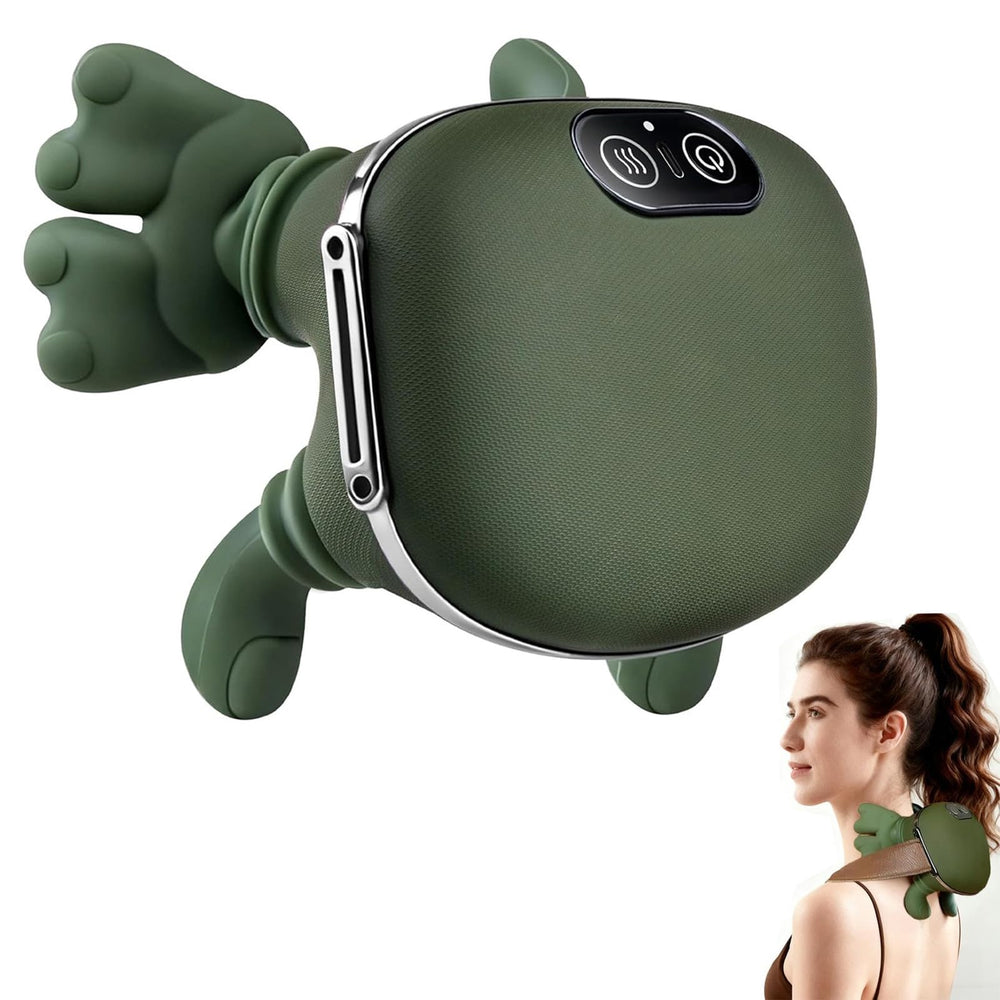 DR.BUNORDLE neck massager with palm kneading for targeted neck tension relief.