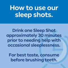 Dream Water Nighttime Nectar shot in hand convenient sleep aid for busy nights.