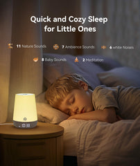 Dreamegg Nite 1 night light in solid color for a gentle glow.