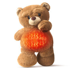 Dreamegg original teddy bear front view offering comforting weighted hugs