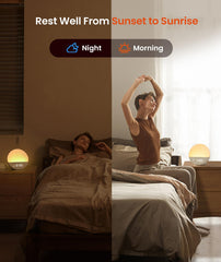 Dreamegg Sunrise 1 bedside sleep companion suitable for adults and kids.