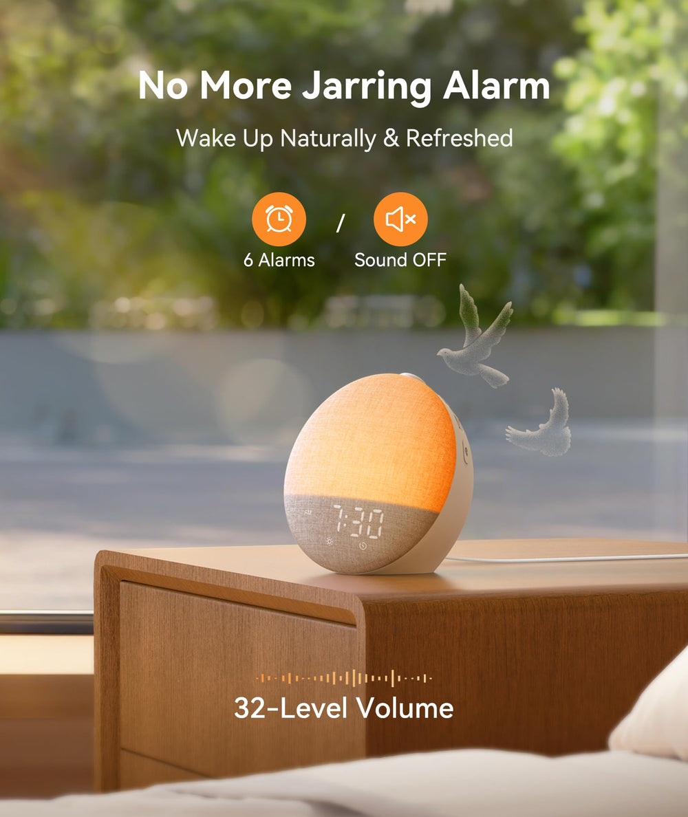 Dreamegg Sunrise 2 favourites mode button for quick bedtime setup.