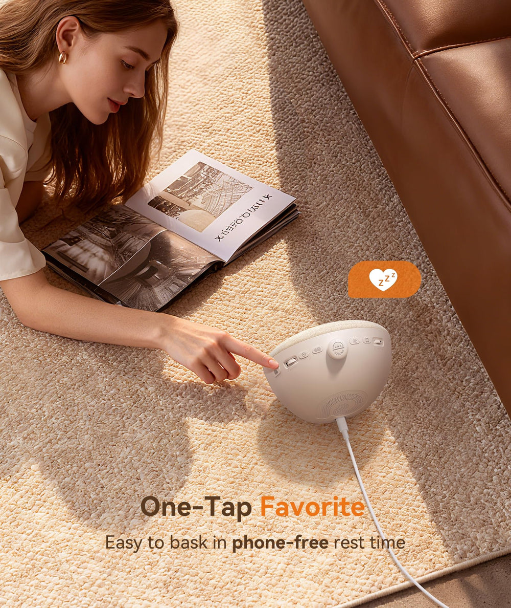 Dreamegg Sunrise 2 night light glow creates cozy bedtime ambience.