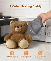 Dreamegg unscented heated plush highlights safe, odorless warmth