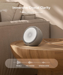 Dreamegg white noise machine with 29 sound options for personalized sleep and focus.