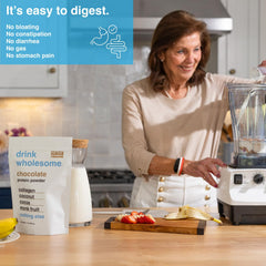 Scoop-dispense close-up with convenient serving for digestion-friendly routine