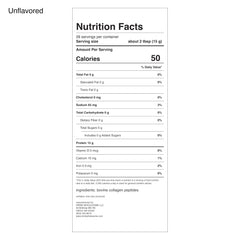 Drink Wholesome unflavored collagen bag illustrating clean ingredients
