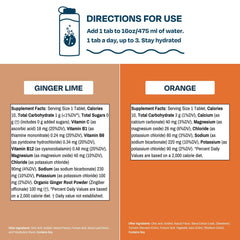 Drinklits Orange tubes bundle ideal for on-the-go hydration.