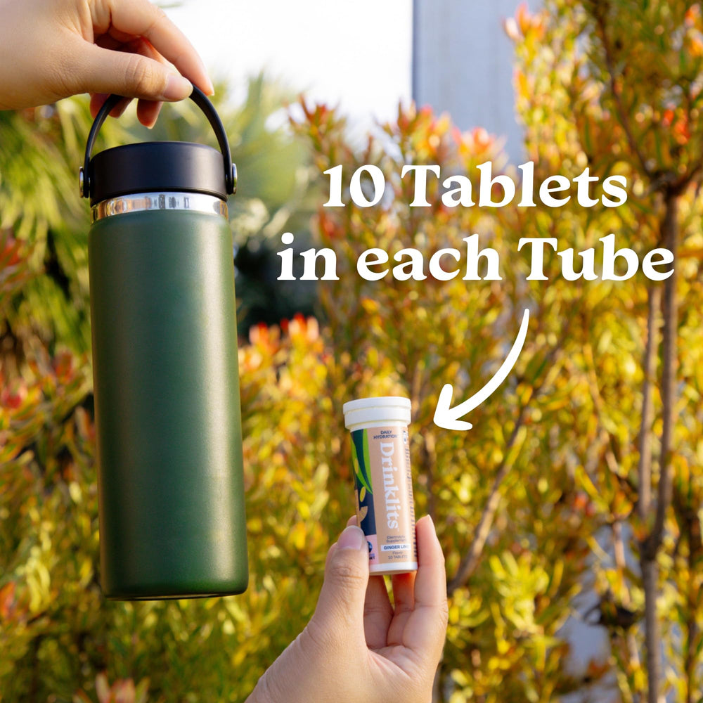 Drinklits tube packaging overview with two tubes in a combo pack.