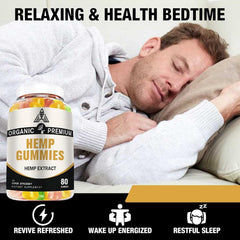 DriRaych hemp gummies label highlights organic Colorado hemp for clean daily use.