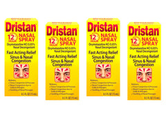 Dristan 12-Hour nasal spray pack front view for convenient multi-pack use.
