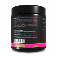 Driven Nutrition ISODRIVE ingredient panel highlights enzyme-enhanced, lactose-free protein options.