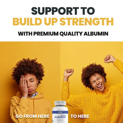 Dr.K&C Premium Albumin tablets easy-swallow design supports consistent daily use.