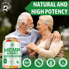 Drloton hemp gummies natural ingredients list, vegan-friendly and high purity.