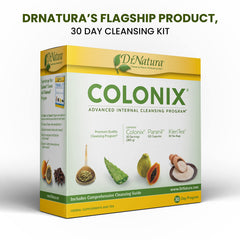 DrNatura Colonix herbal capsules pack shown for daily wellness support