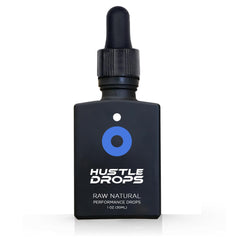 DROP FX Hustle Drops bottle shown with peppermint-wintergreen blend for fast breathing support.
