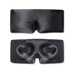 Drowsy handcrafted luxury silk mask offers spa-like comfort.