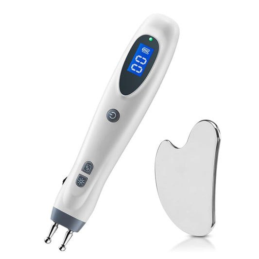 Dr.Rehabi electric acupuncture pen front view for on-the-go relief.