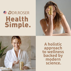 DR.ROSER nighttime routine image aligned with the body's repair phase.