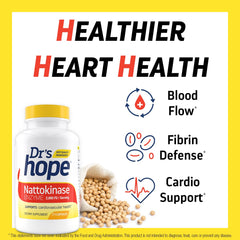 Dr’s Hope nattokinase product made in USA stamp on bottle.
