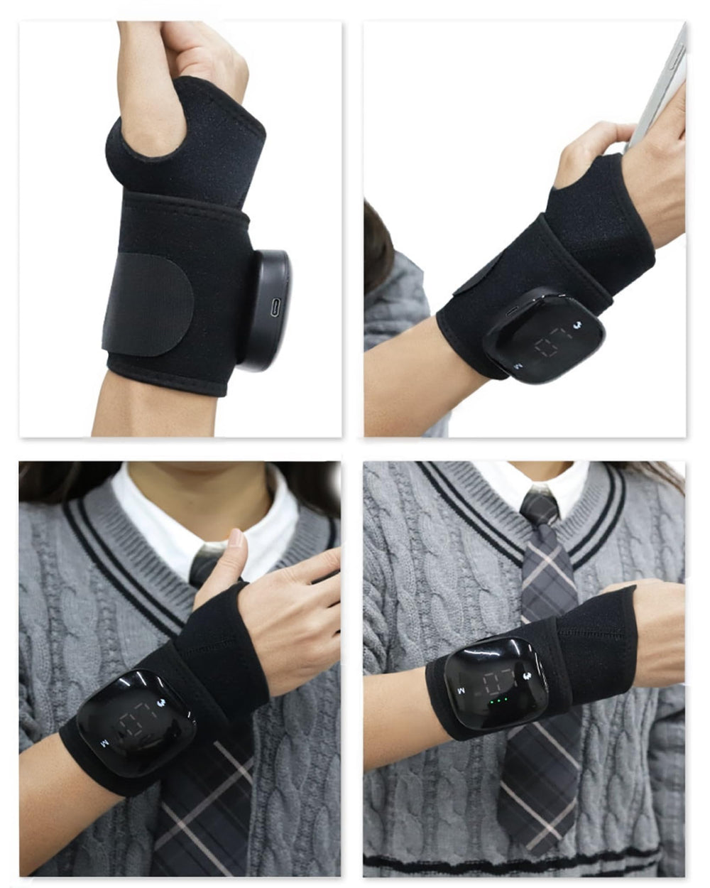 Dr.WYFOOT wristband one-button operation simplifies use.
