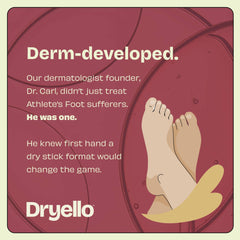 Applied to heel with precise touch.
