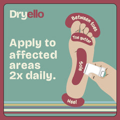 No drip formula stays dry during wear.