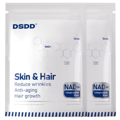 DSDD Biotin supplements bottle for daily beauty support promoting healthy hair and nails.