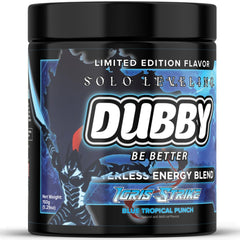 Dubby Solo Leveling Dragonade bottle pour for steady energy during gaming.
