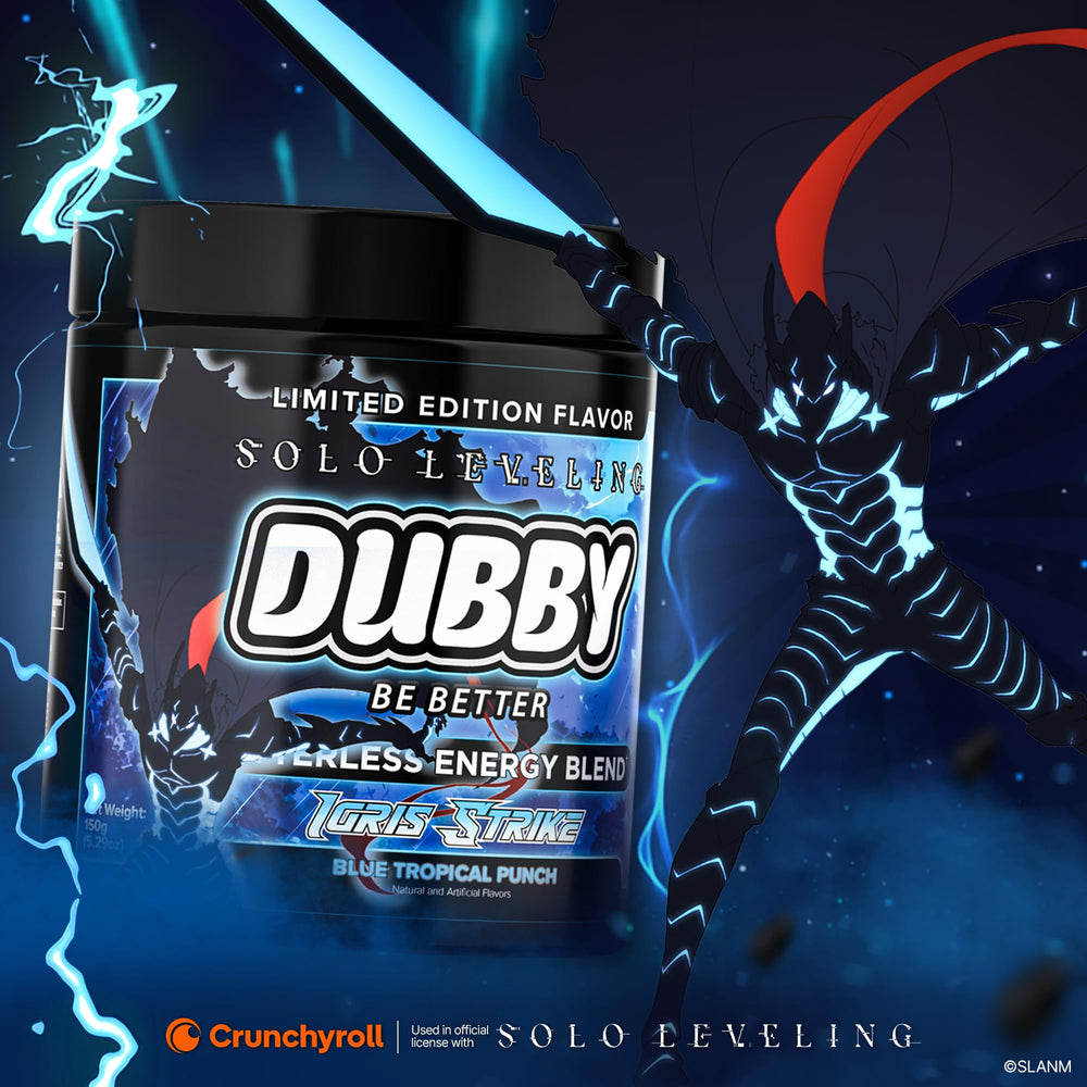 Dubby Solo Leveling Dragonade flavor profile closeup with dragon fruit and lemonade.