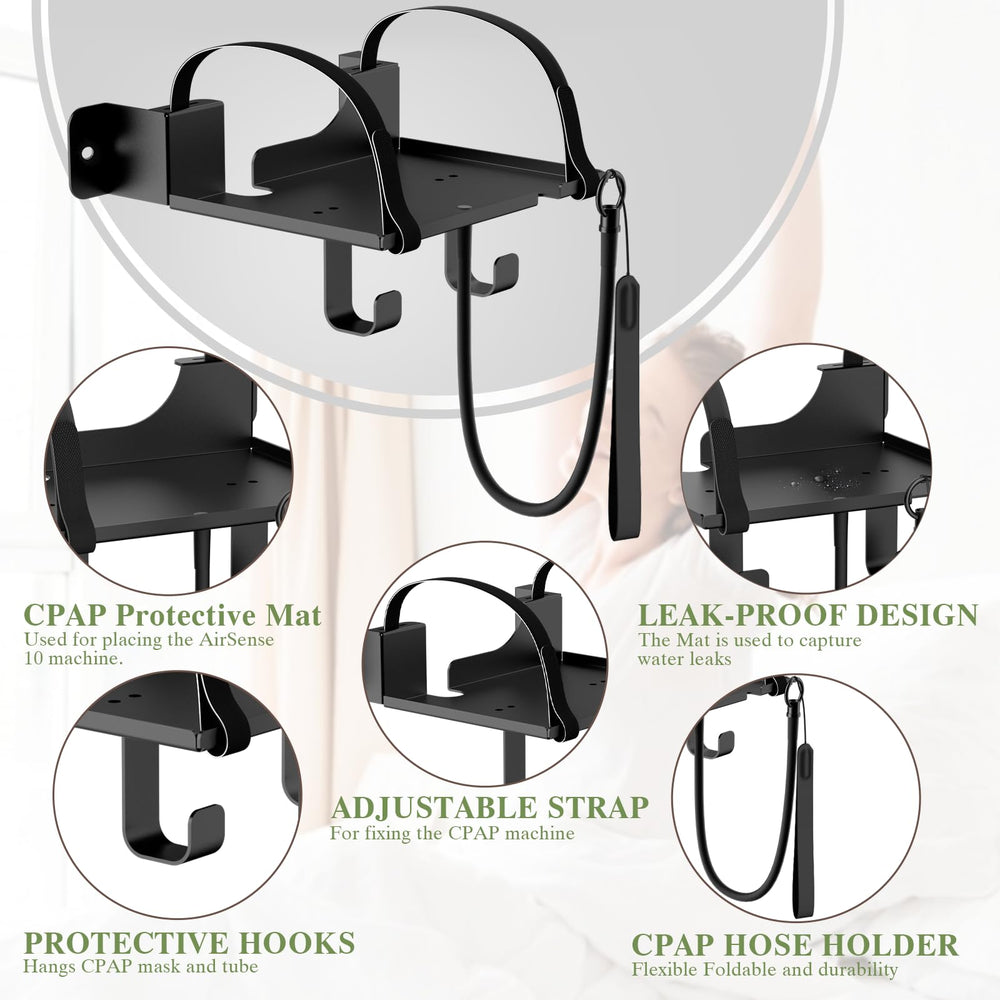DUDUXI CPAP accessories storage keeps masks and tubing neatly stored.