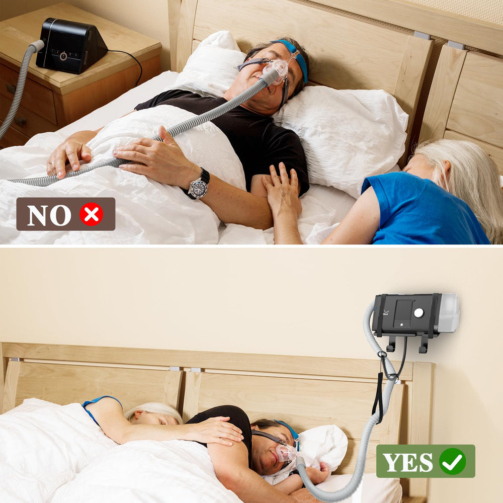 DUDUXI CPAP bedside organizer in use to simplify sleep space