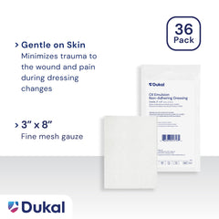 Dukal 224 dressing permeable knit fabric shows breathable construction.