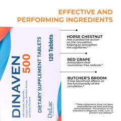 Butcher's broom extract contributes to leg comfort in Dulac Dinaven 500