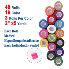 DUOQIAN wrap on the wrist demonstrates secure, pins-free application.