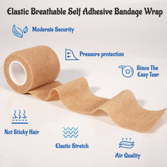 DUOQIAN breathable elastic bandage fabric stays soft on skin during activity.