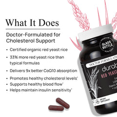 Durable CoQ10 Phytosome capsules highlighting enhanced absorption and cellular energy support.