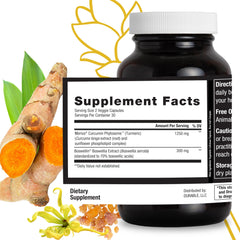 Durable Turmeric doctor-formulated packaging signals clinical validation for consumers.