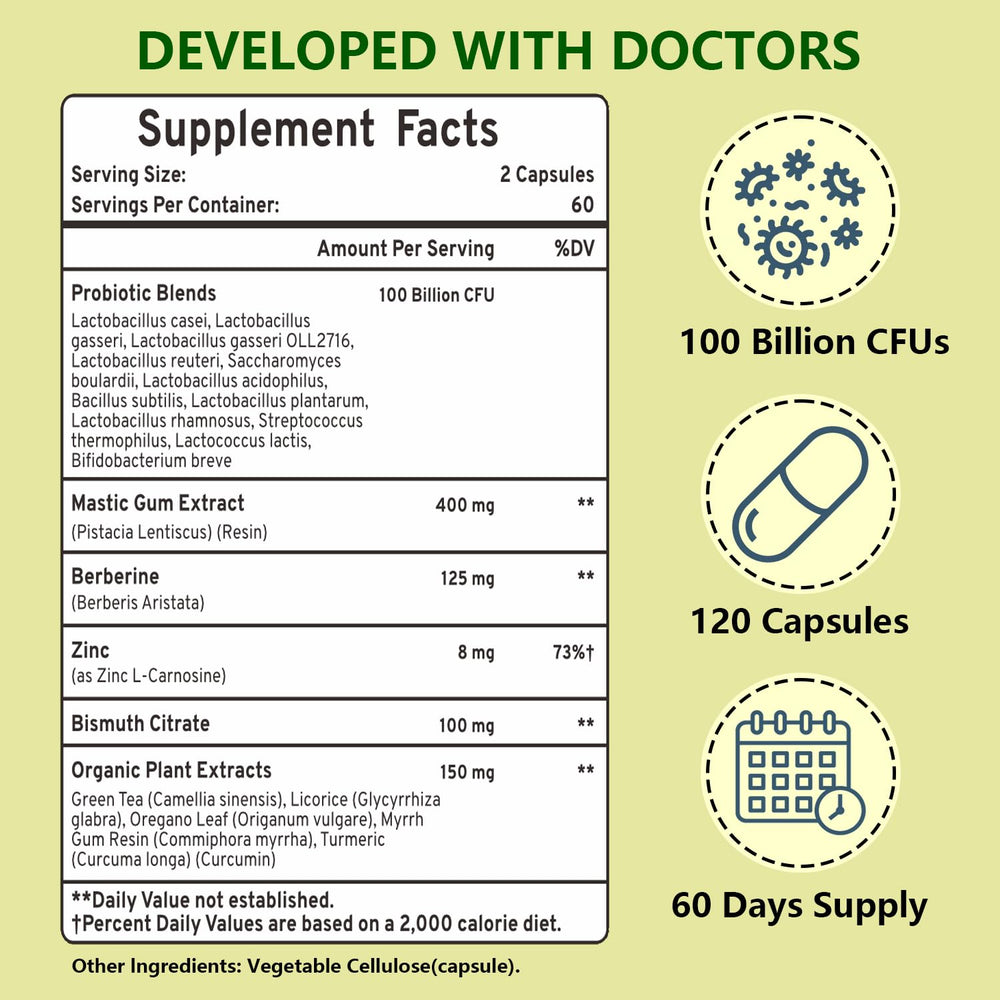 DUTYDiAG bottle on counter conveys convenient daily digestive care.