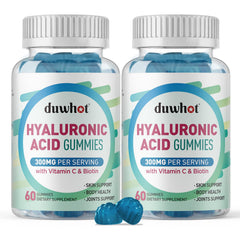 duwhot Hyaluronic Acid Gummies bottle front for daily hydration
